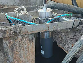 地森合志DSOD703 溢油監(jiān)測傳感器安裝在俄羅斯污水渠